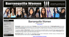 Desktop Screenshot of barranquillawomen.com